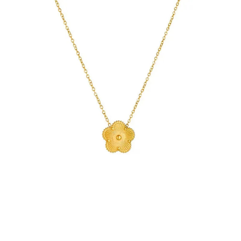 18K Gold Plated Double Sided Chain Necklace for Women