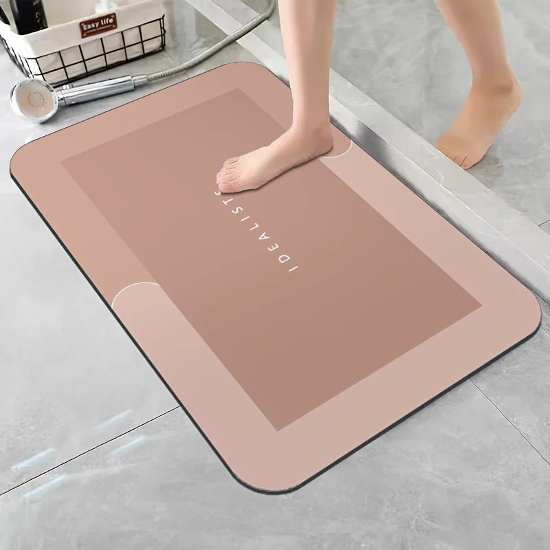 Diatomaceous Earth Bath Mat – Fast Drying Non-Slip Floor Mat