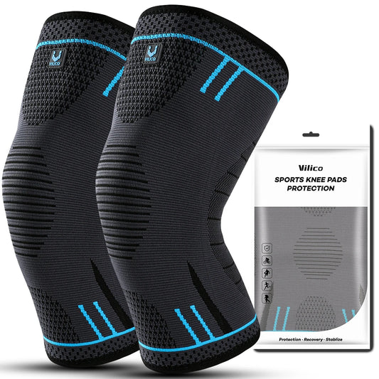 Compression Knee Support Sleeve — Elastic Brace for Sports