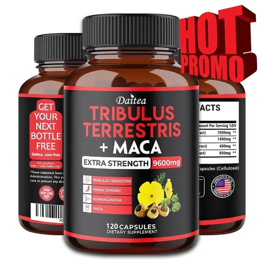 Daitea Tribulus & Maca Capsules – 9600mg Energy & Endurance