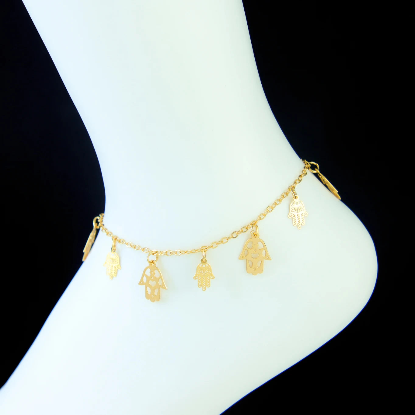 21K Gold Plated Ankle Bracelet for Women – Dubai Saudi Fashion