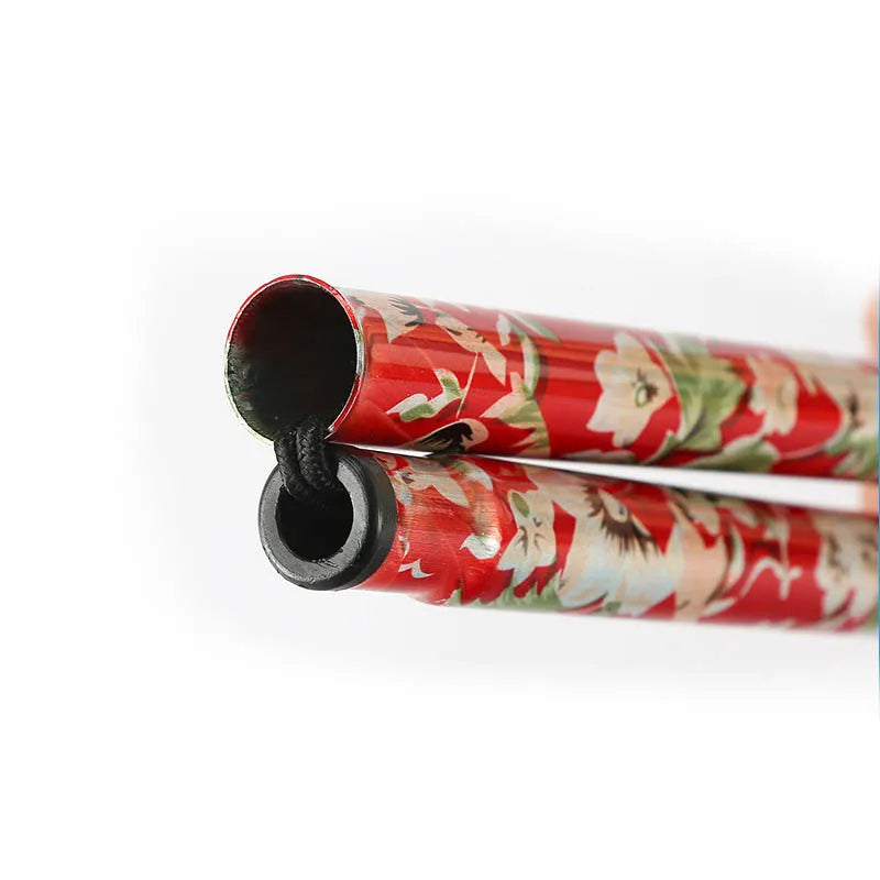 Foldable Walking Stick for Women — Lightweight Floral Design