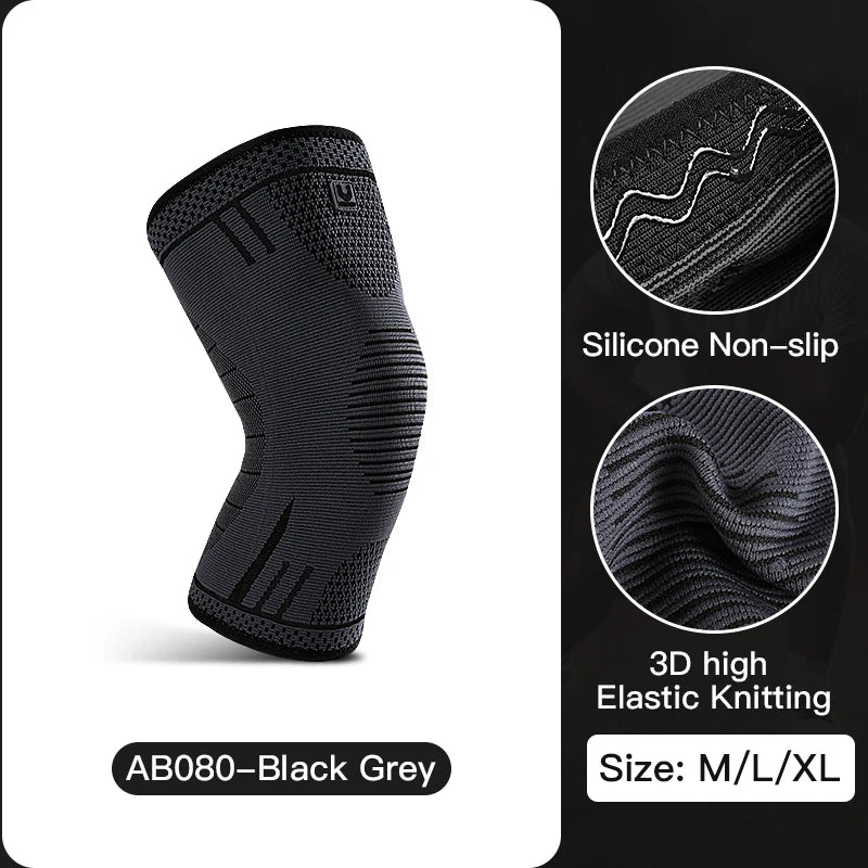 Compression Knee Support Sleeve — Elastic Brace for Sports