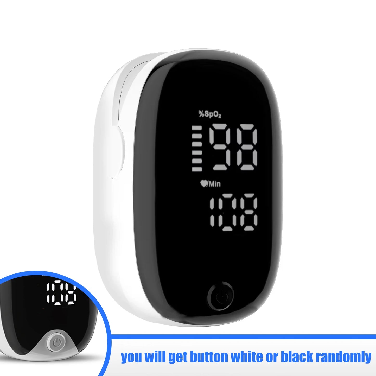 Fingertip Pulse Oximeter – Blood Oxygen & Heart Rate Monitor