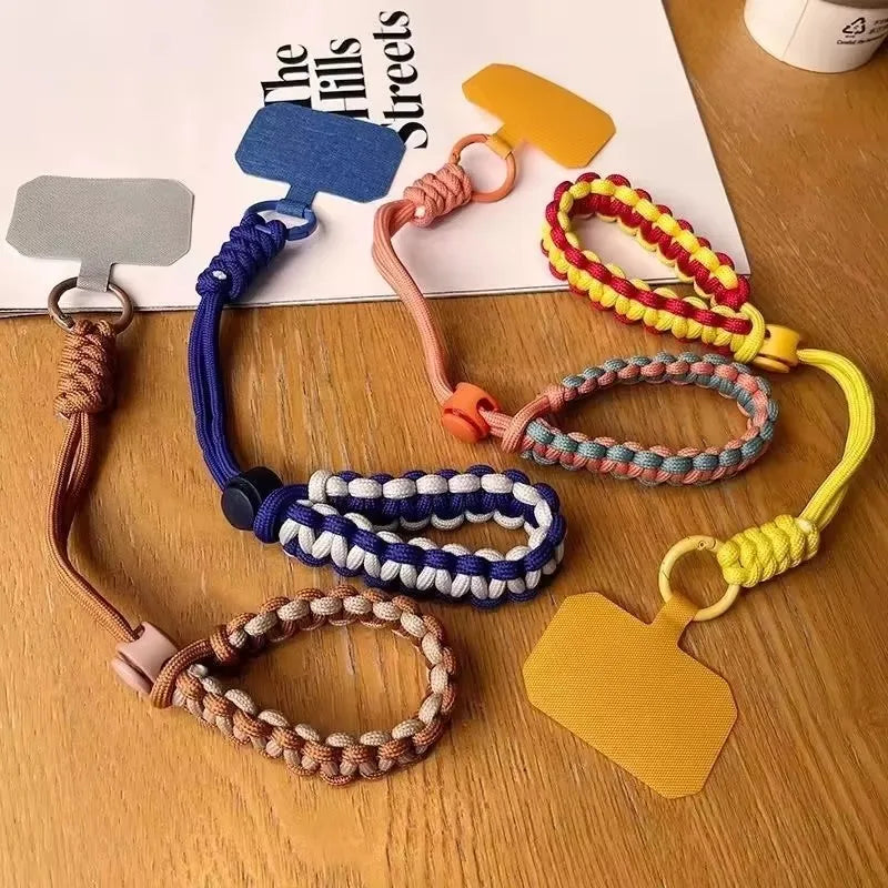 Handwoven Phone Wrist Strap – Anti-Drop Lanyard for Outdoor & Sports