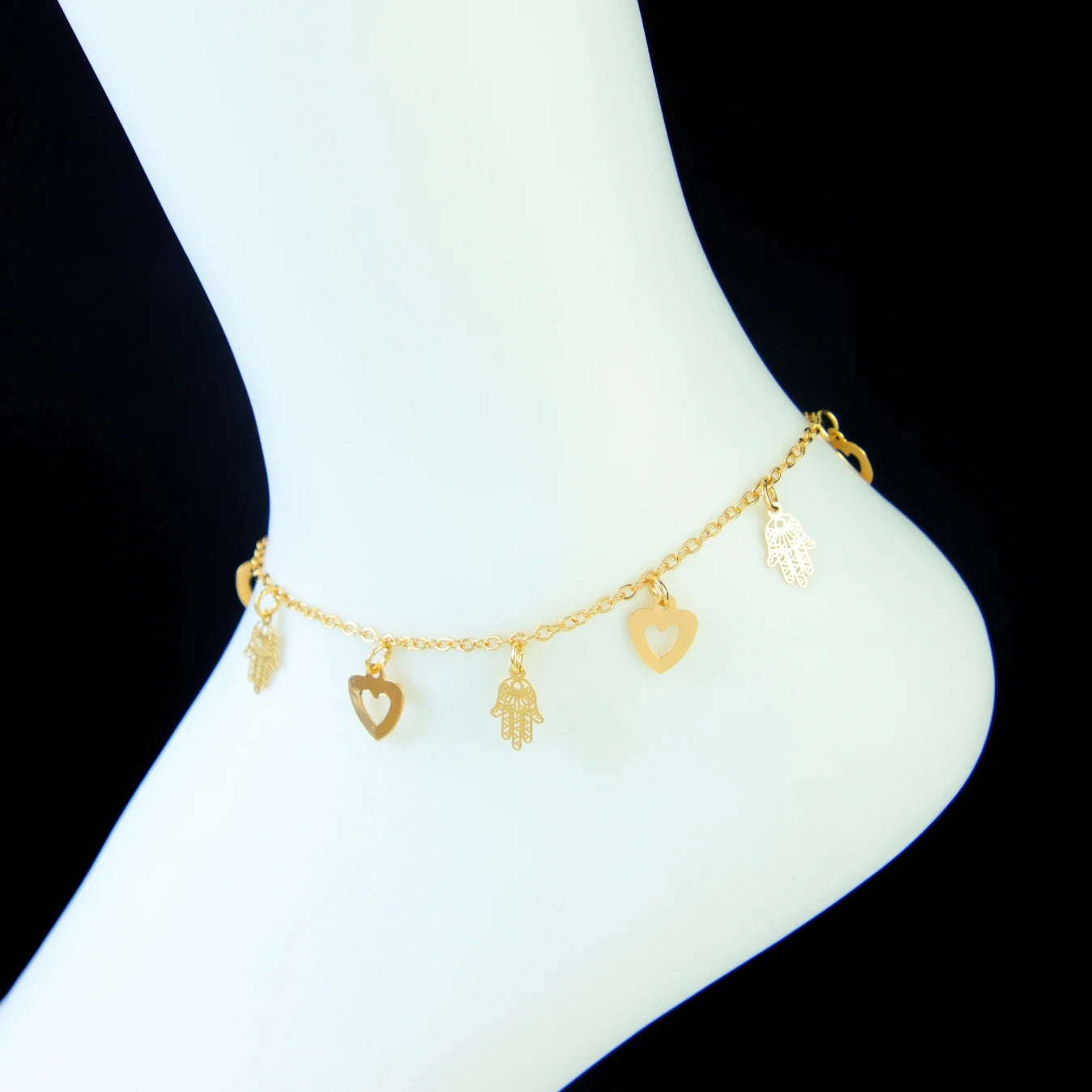 21K Gold Plated Ankle Bracelet for Women – Dubai Saudi Fashion