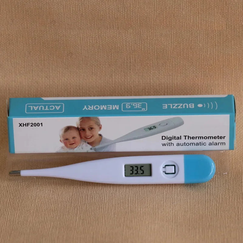 Digital Body Thermometer — Oral & Armpit with Fever Alert