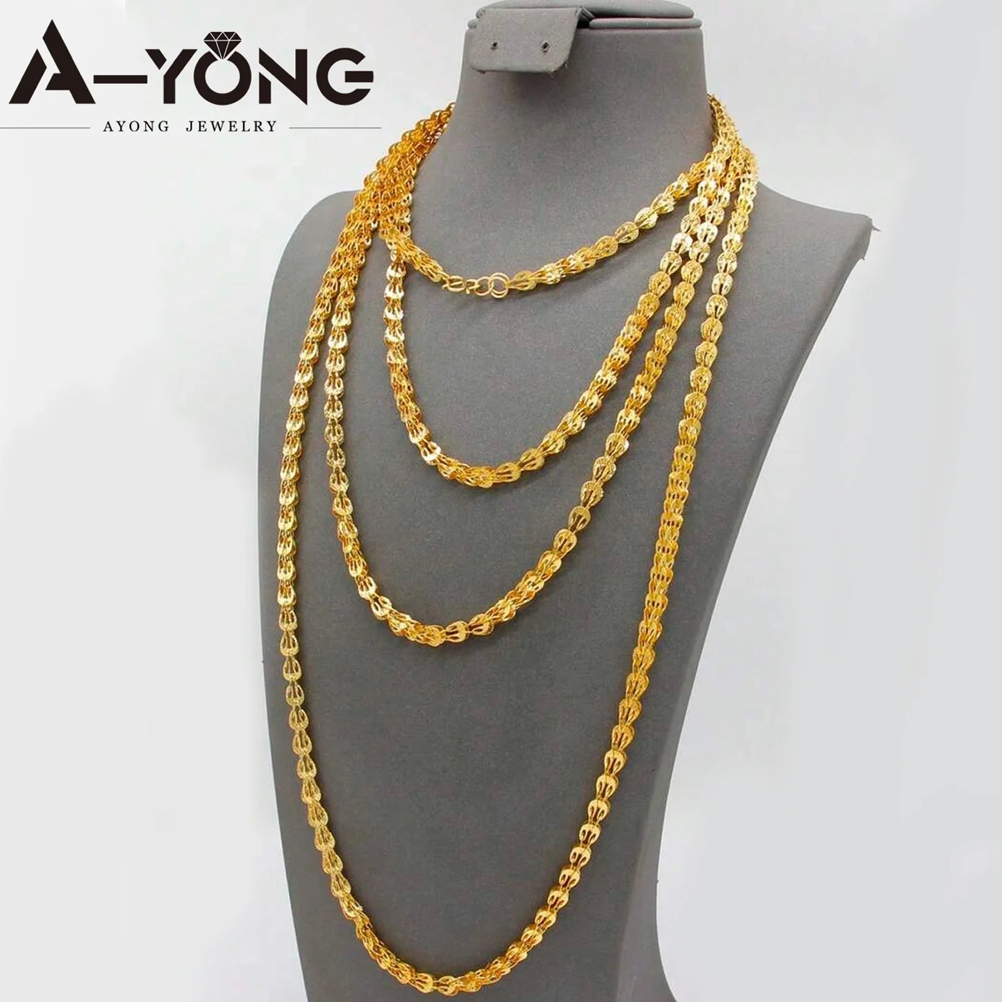 Dubai 21K Gold Plated Turkish Vintage Coin Chain Necklace