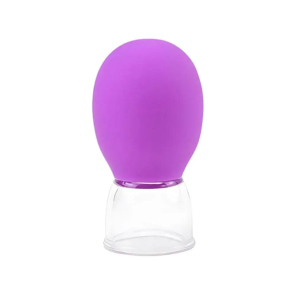 Silicone Cupping Massage Cup – Face, Neck & Body Suction Therapy Device