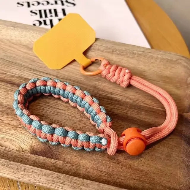 Handwoven Phone Wrist Strap – Anti-Drop Lanyard for Outdoor & Sports