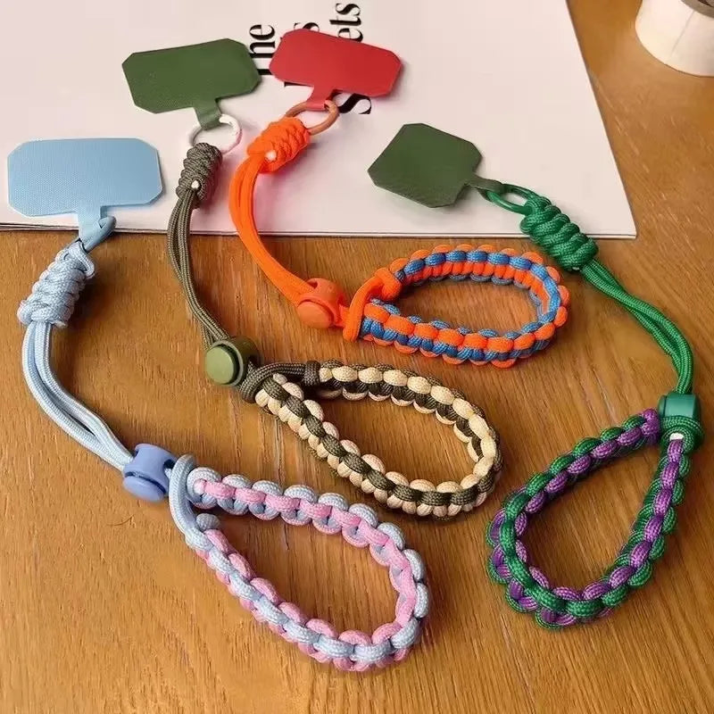 Handwoven Phone Wrist Strap – Anti-Drop Lanyard for Outdoor & Sports