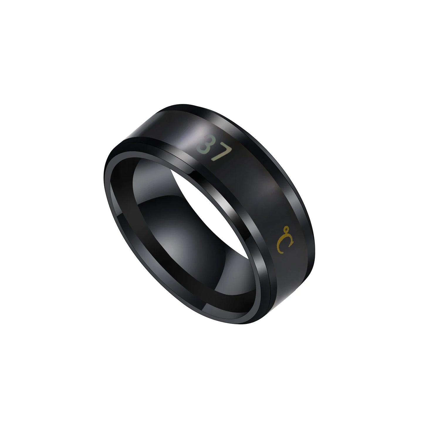 Smart Couples Ring – Body Temperature Color Change, Stainless Steel, Waterproof