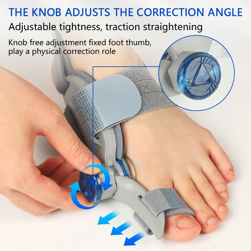 Bunion Corrector – Adjustable Hallux Valgus Brace & Toe Separator