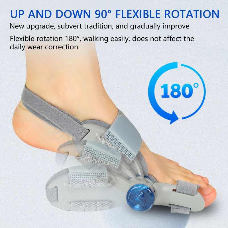 Bunion Corrector – Adjustable Hallux Valgus Brace & Toe Separator