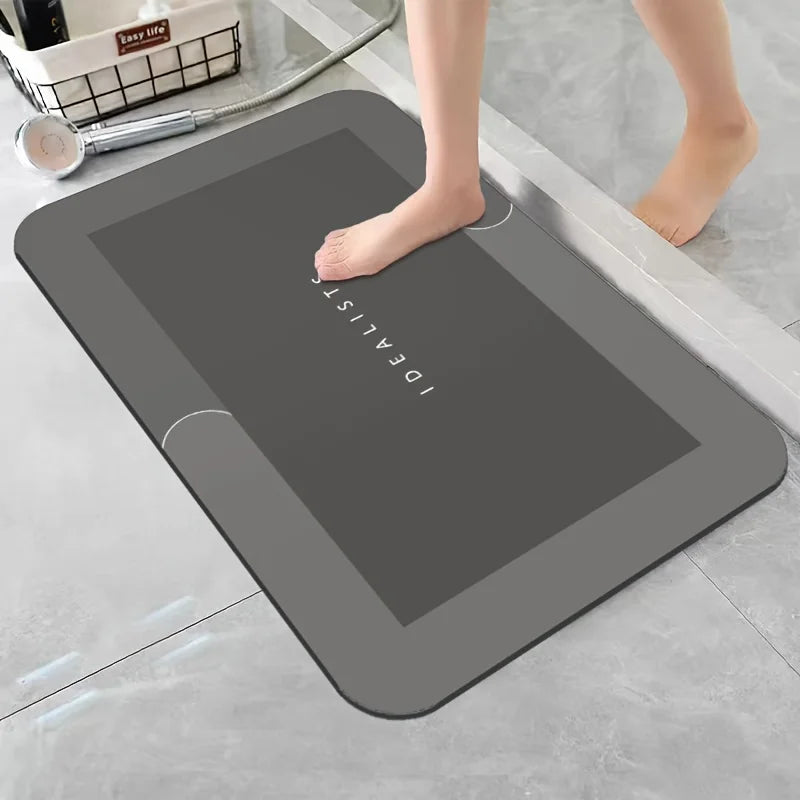 Diatomaceous Earth Bath Mat – Fast Drying Non-Slip Floor Mat