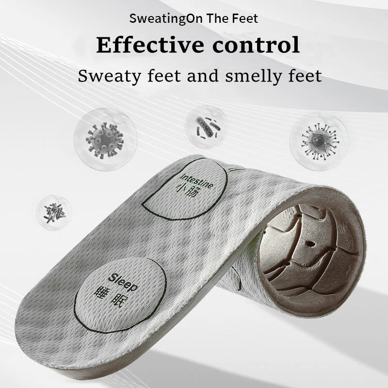 Acupressure Foot Insoles – Breathable Orthopedic Shoe Sole for Men & Women