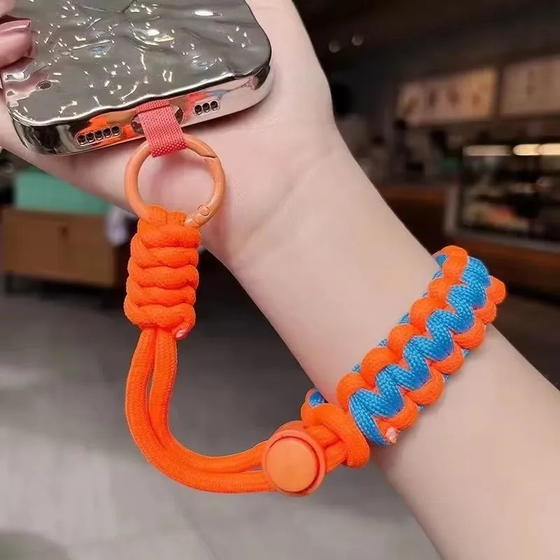 Handwoven Phone Wrist Strap – Anti-Drop Lanyard for Outdoor & Sports