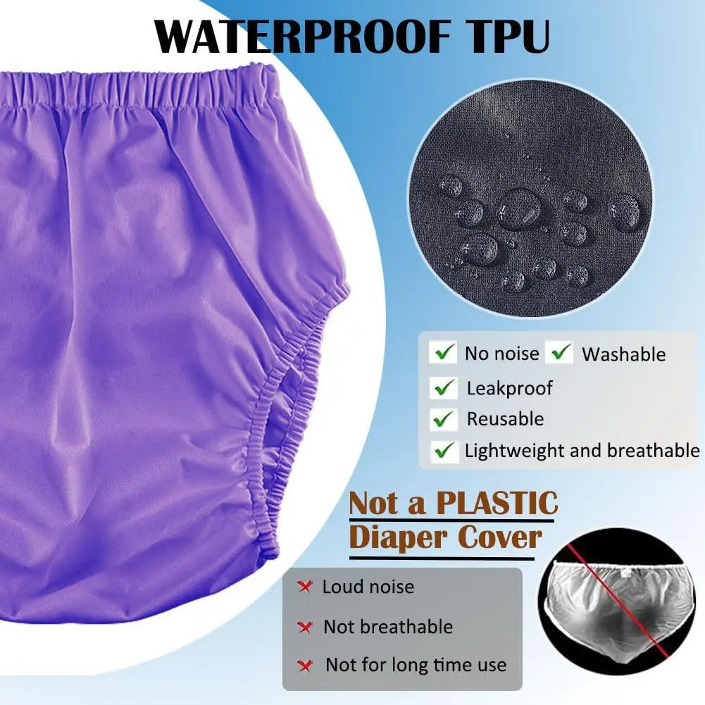 Waterproof Adult Diaper Cover — Washable & Reusable