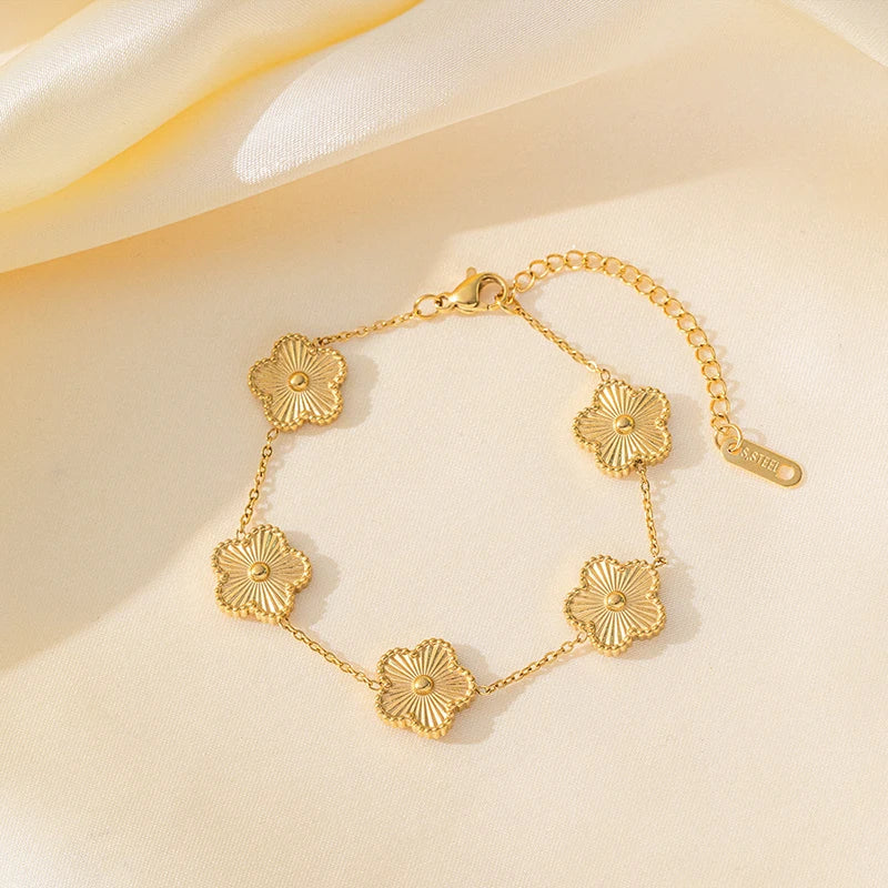 18K Gold Plated Double Sided Chain Necklace for Women
