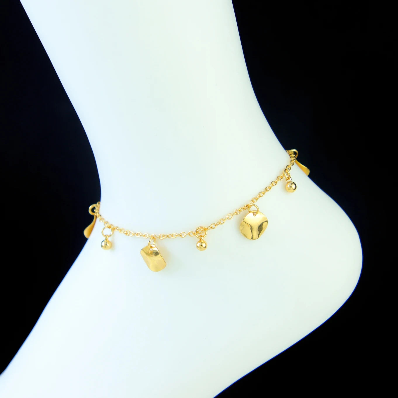 21K Gold Plated Ankle Bracelet for Women – Dubai Saudi Fashion