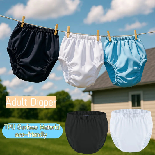 Waterproof Adult Diaper Cover — Washable & Reusable