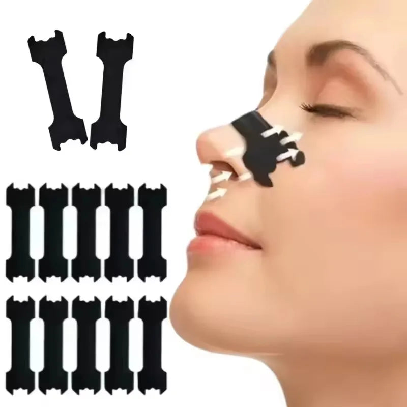 Black Nose Strips – Extra Strength Anti-Snoring Nasal Strips for Adults & Kids