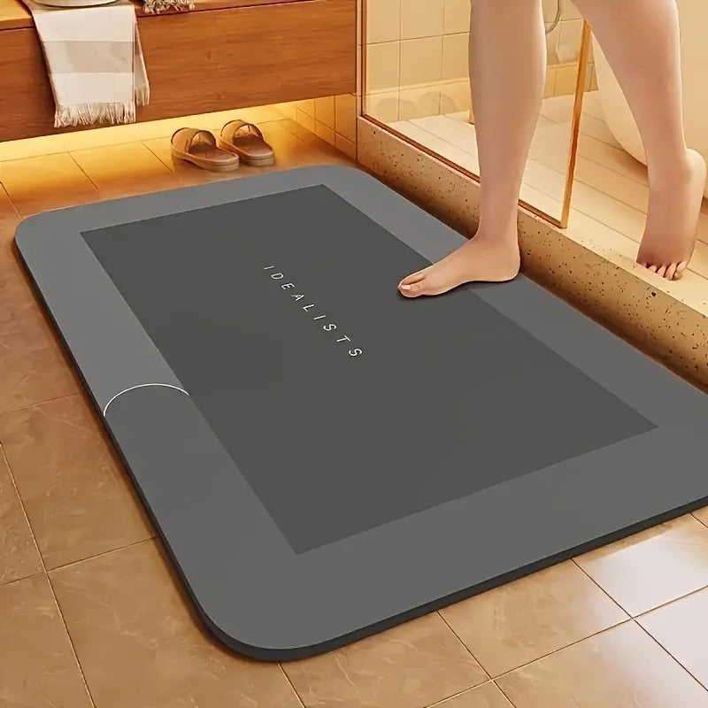 Diatomaceous Earth Bath Mat – Fast Drying Non-Slip Floor Mat
