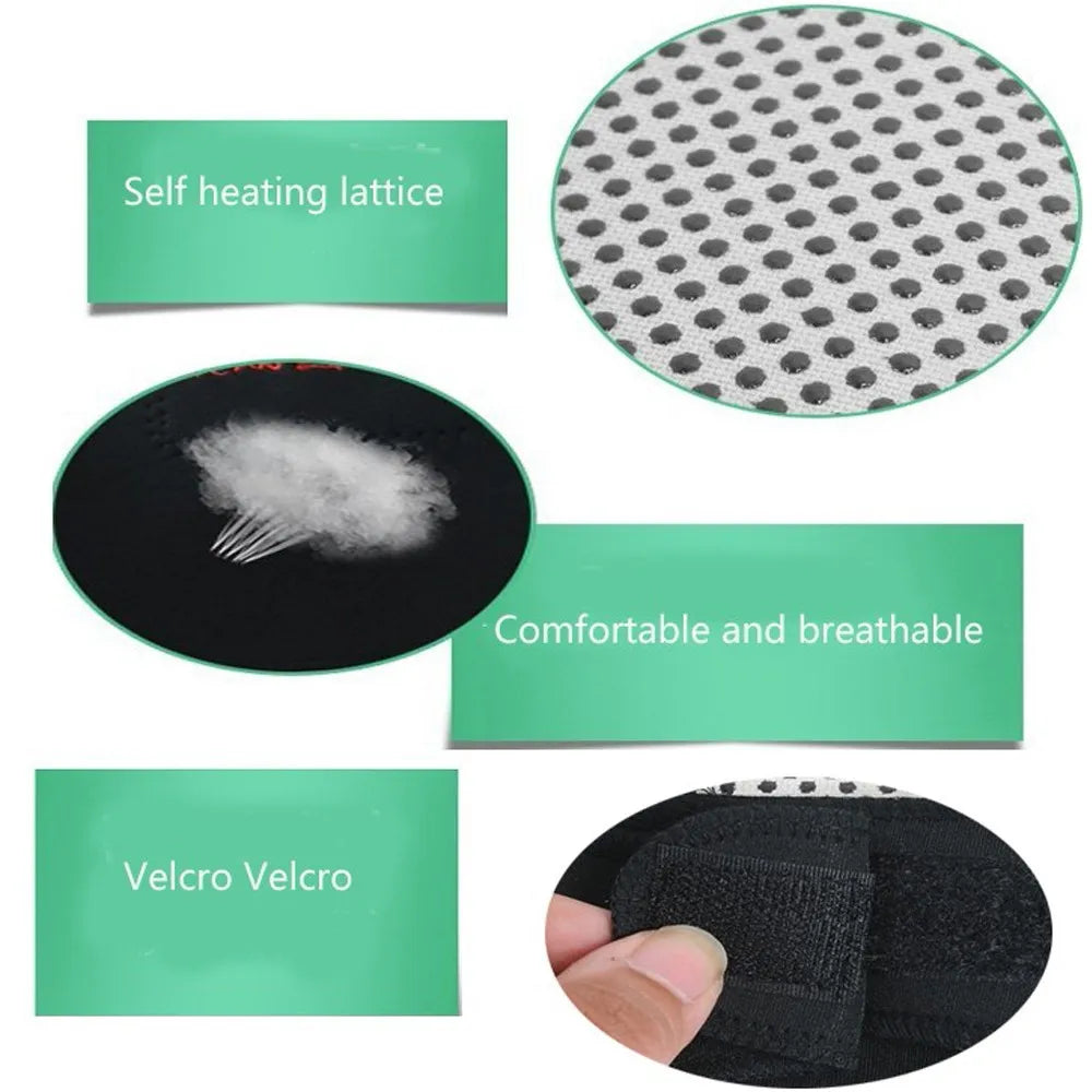 Self-Heating Tourmaline Neck Support Belt – Magnetic Therapy & Pain Relief