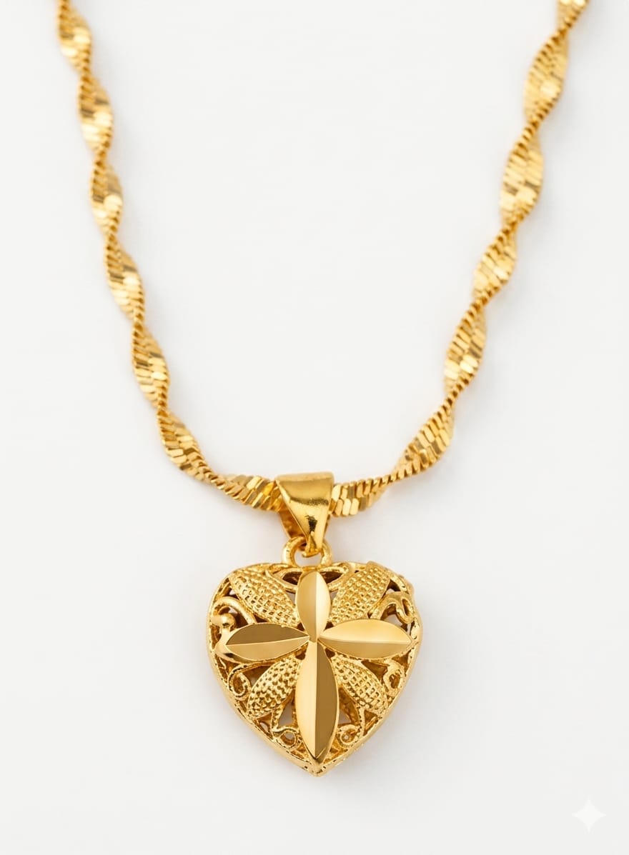 Heart Shaped Memorial Necklace