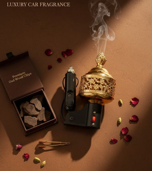 Electric Car Diffuser – Luxury Gold Design