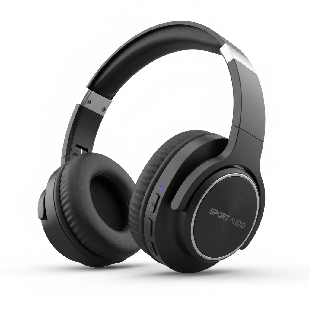 Wireless Sport Stereo Headset - Product Shot White Background