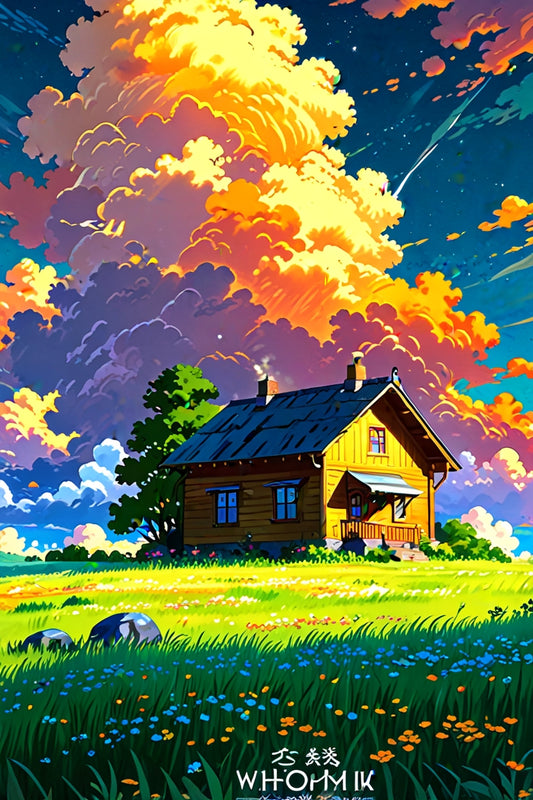 Far Away in a Quiet Place - AI 3D Animated Wallpaper